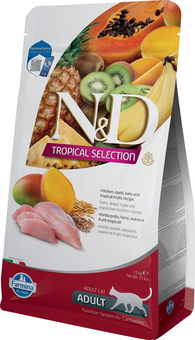 Farmina N&D Tropical Selection корм для кошек, с курицей