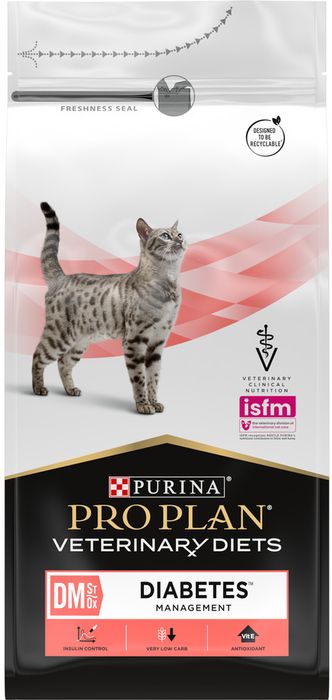 Сухой корм для кошек диетический Pro Plan® Veterinary Diets DM ST/OX Diabetes Management при сахарном диабете, Пакет