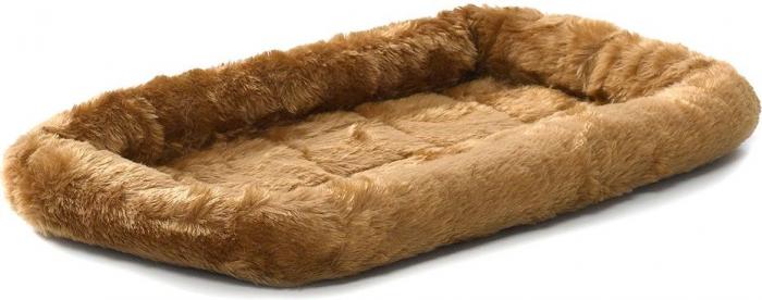 Midwest Pet Bed меховой лежанка для собак коричневый