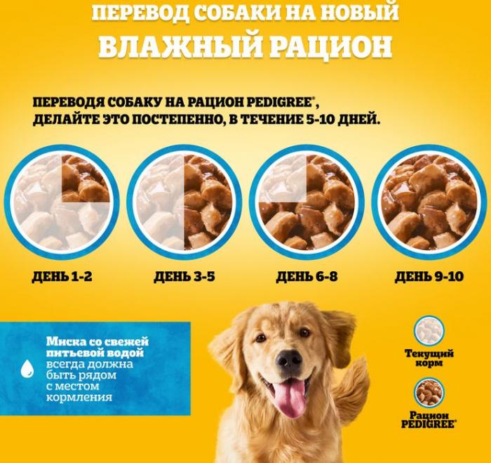 Pedigree влажный корм для собак с ягненком в желе