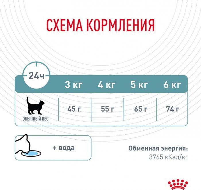 Royal Canin корм для взрослых кошек всех пород, вывод волосяных комочков