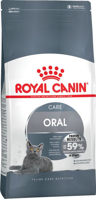 Royal Canin Oral Care сухой корм для кошек для профилактики образования зубного камня и зубного налета