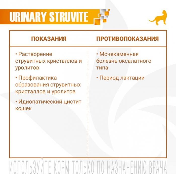 Monge VetSolution Cat Urinary Struvite диета лечебный корм для кошек при МКБ струвитного типа