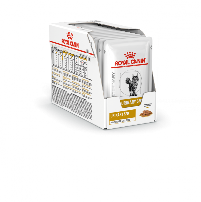 Royal Canin Urinary S/O Moderate Calorie лечебный корм для кошек для профилактики мочекаменной болезни