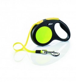 Flexi Neon Safety Plus рулетка ремень для собак