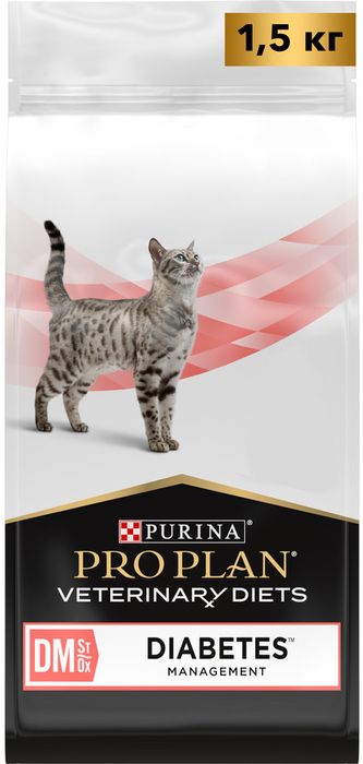 Сухой корм для кошек диетический Pro Plan® Veterinary Diets DM ST/OX Diabetes Management при сахарном диабете, Пакет