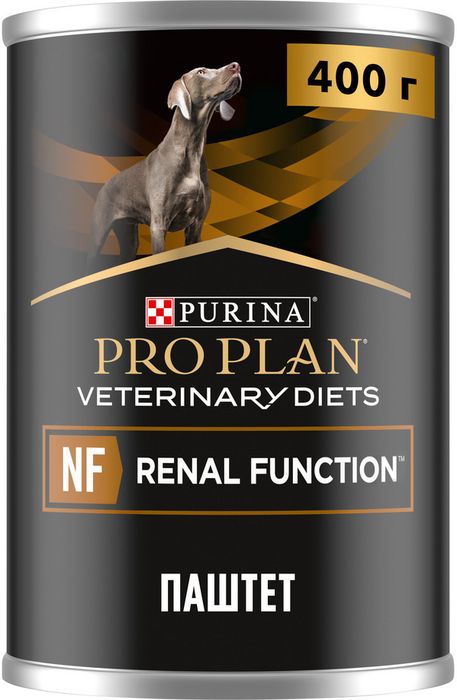 Влажный корм для собак диетический Pro Plan® Veterinary Diets NF Renal Function при хронической почечной недостаточности, паштет, Банка