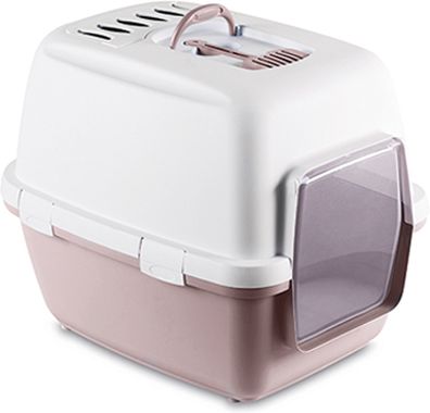 Stefanplast Туалет для кошек "HAPPYCAT" закрытый с совком и фильтром 58*45*48см