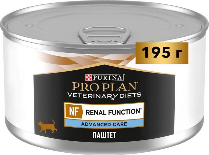 Влажный корм для взрослых кошек диетический Pro Plan® Veterinary Diets NF Renal Function Advanced care (Поздняя стадия) для поддержания функции почек, Банка