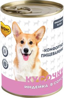 Мнямс консервы для собак Комфортное пищеварение с индейкой в соусе