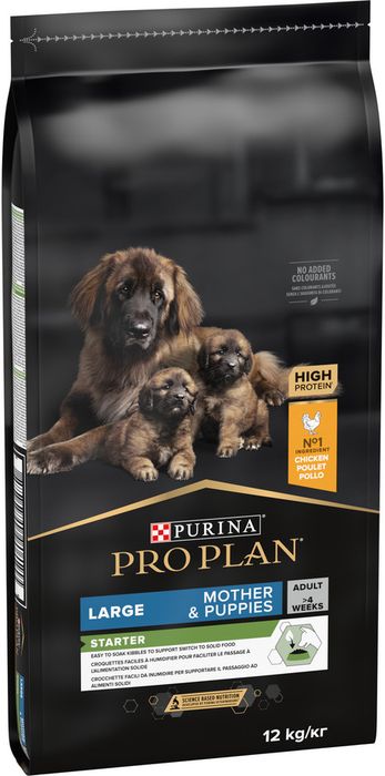 Сухой корм Pro Plan® Starter для щенков крупных пород, с высоким содержанием курицы, Пакет