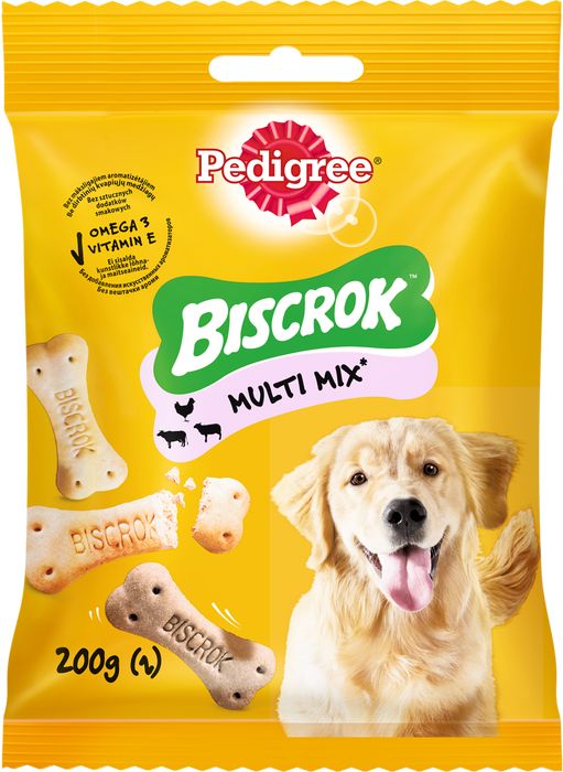 Pedigree Biscrok лакомство для собак ассорти бисквитных косточек