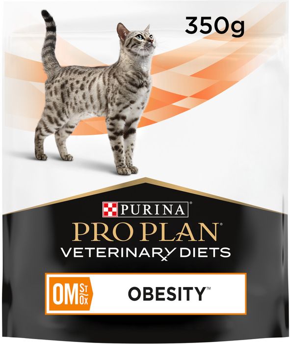 Сухой корм для кошек диетический Pro Plan® Veterinary Diets OM ST/OX Obesity Management для снижения избыточной массы тела