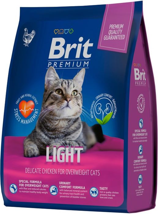Brit Premium корм для взрослых кошек, с избыточным весом и склонностью к полноте