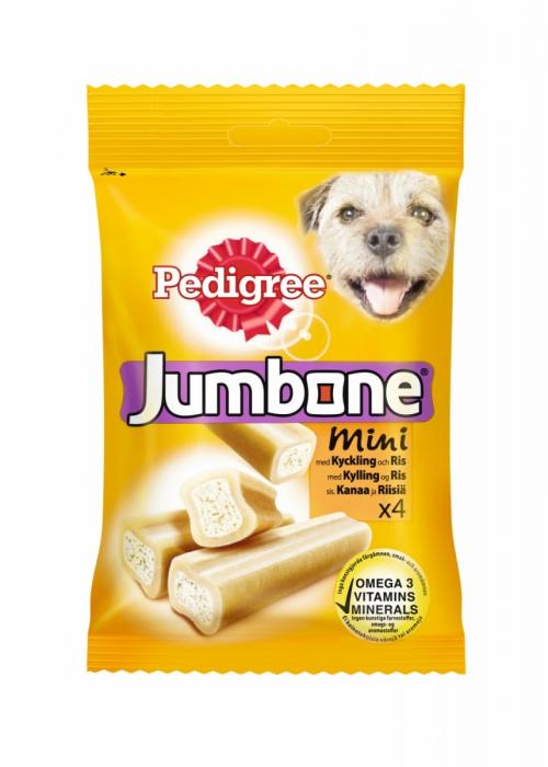 Pedigree Jumbone mini лакомство для собак с курицей и рисом