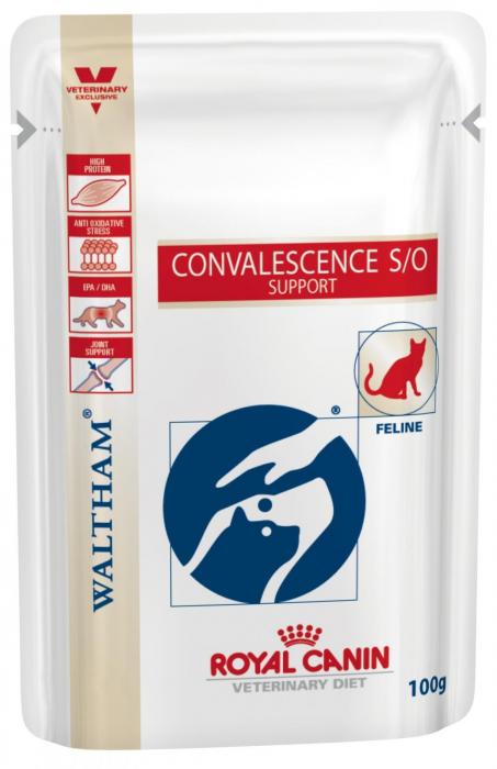 Royal Canin Convalescence S/O Support влажный корм для кошек в период выздоровления