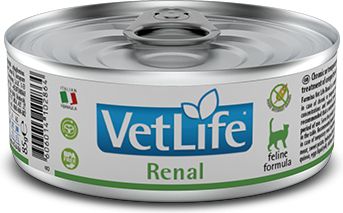 Farmina Vet Life Renal консервы для кошек, для поддержания функции почек при почечной недостаточности