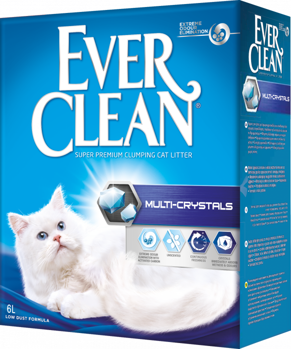 Ever Clean Multi Crystals наполнитель комкующийся с мултикристаллами для кошек