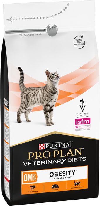 Сухой корм для кошек диетический Pro Plan® Veterinary Diets OM ST/OX Obesity Management для снижения избыточной массы тела, Пакет