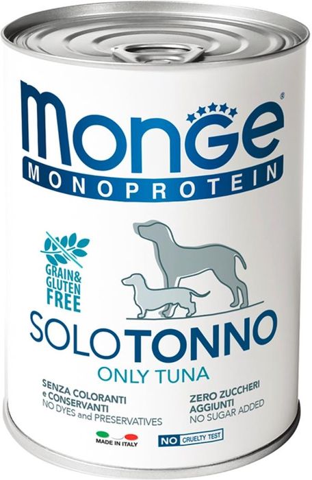 Monge Dog Monoproteico Solo влажный корм для собак паштет из тунца