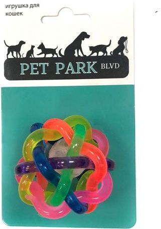 Petpark игрушка для кошек, мячик светящийся, пластик