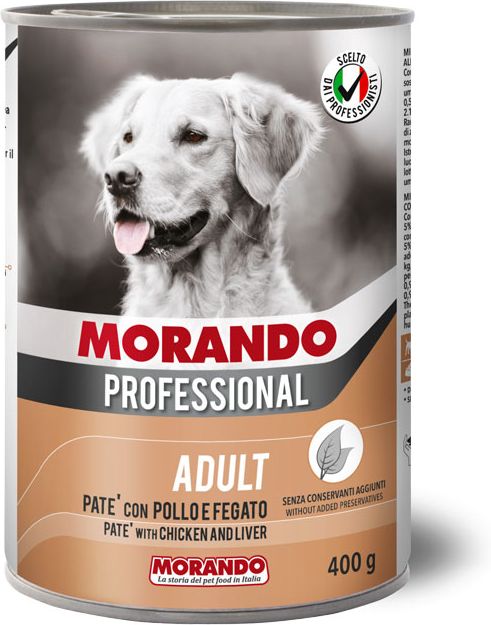 Morando Professional влажный корм для собак, паштет с курицей и печенью