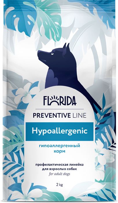 Florida Hypoallergenic корм для собак, гипоаллергенный
