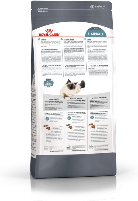 Royal Canin Hairball Care сухой корм для кошек для профилактики образования волосяных комочков в желудочно-кишечном тракте