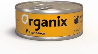 Organix влажный корм для взрослых кошек всех пород, цыпленок