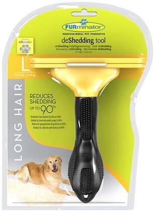 FURminator фурминатор для длинношерстных собак крупных пород