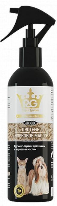 Apicenna Royal Groom грумминг-спрей с протеином и норковым маслом для животных