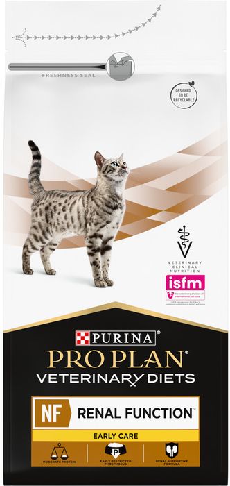 Сухой корм для кошек диетический Pro Plan® Veterinary Diets NF Renal Function Early care (Начальная стадия) при начальной стадии хронической почечной недостаточности, Пакет