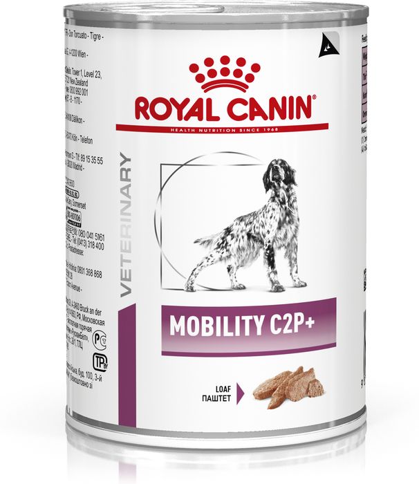 Royal Canin Mobility С2Р+ лечебный корм для собак при заболеваниях опорно-двигательного аппарата