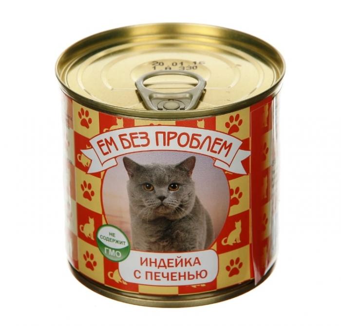 Ем Без Проблем влажный корм для кошек с индейкой и печенью