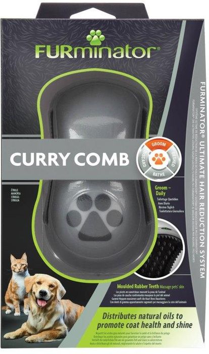 FURminator Curry Comb расческа резиновая для собак