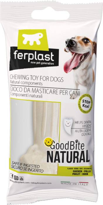 Ferplast игрушка-кость GoodBite M вкус курицы, в индивидуальной упаковке