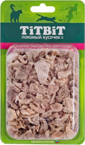 Titbit лакомство для кошек, легкое баранье