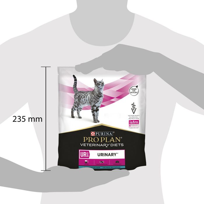 Сухой корм для взрослых кошек диетический Pro Plan® Veterinary Diets UR St/Ox при болезни нижних отделов мочевыводящих путей, с океанической рыбой, Пакет