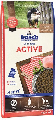 Bosch корм для взрослых собак всех пород, энергия и выносливость, птица