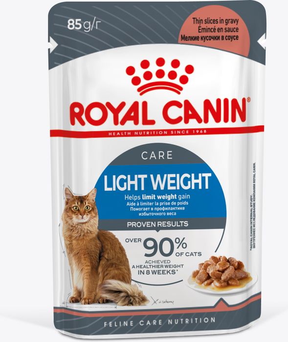Royal Canin Light Weight Care влажный корм для кошек, при избыточном весе, в соусе