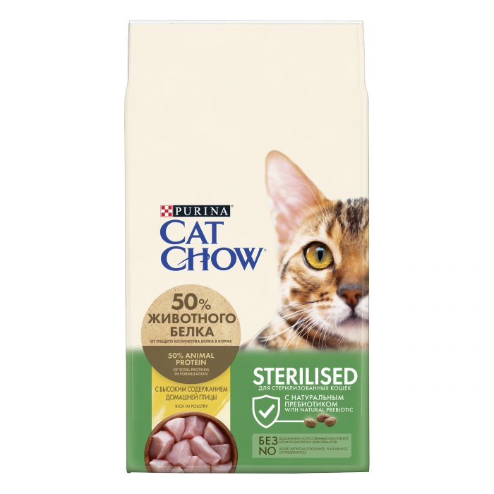 Cat Chow сухой корм для стерилизованных кошек всех пород