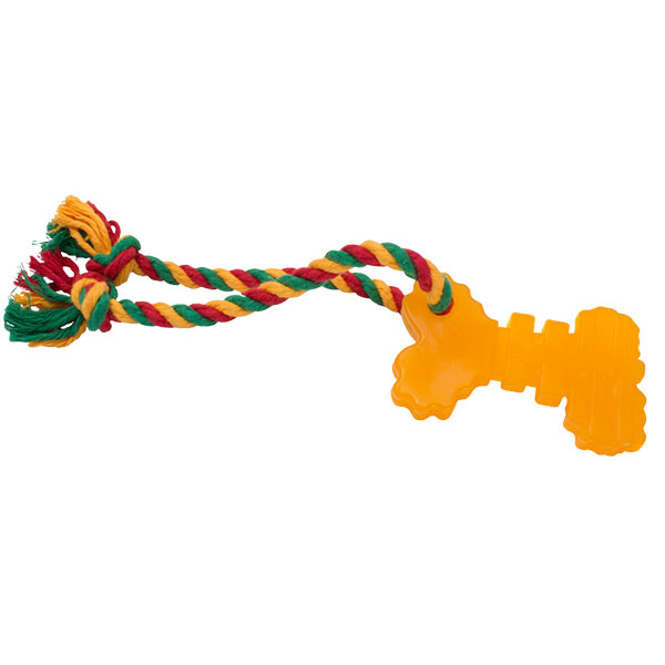 Doglike игрушка для собак ключ с канатом с этикеткой