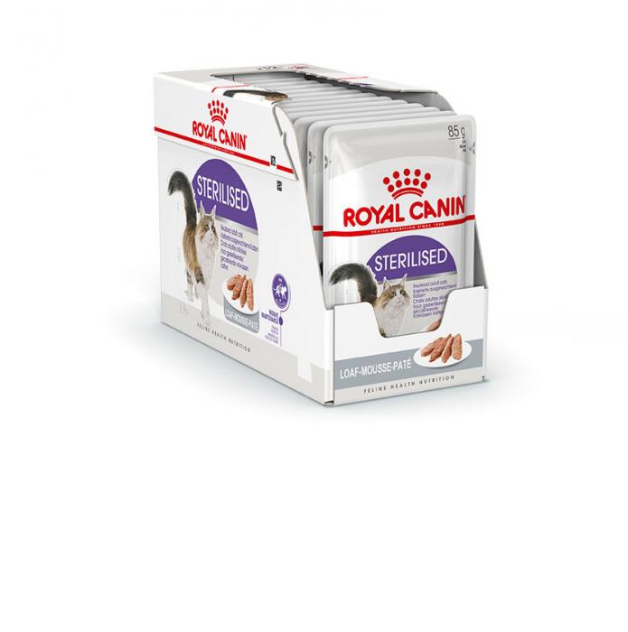 Royal Canin Sterilised влажный корм для стерилизованных кошек, паштет