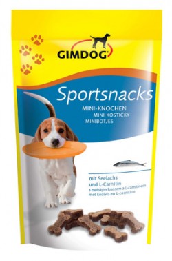 Gimdog Sportsnacks витаминизированное лакомство для собак с лососем