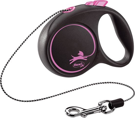Flexi BlackDesign XS 8к грулетка трос черный