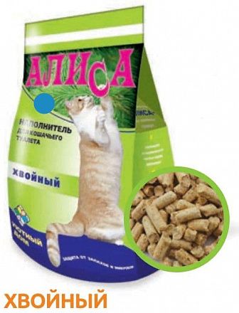 АЛИСА наполнитель для кошек хвойный
