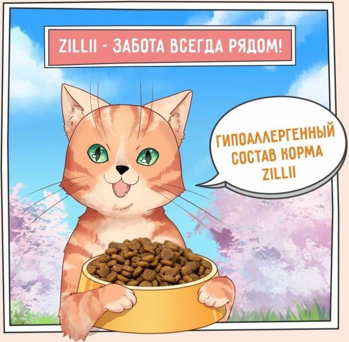 Zillii Light/Sterilized корм для стерилизованных кошек и при избыточном весе, белая рыба с лососем