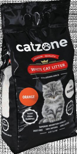 Catzone комкующийся наполнитель для кошачьих туалетов, запах цитруса