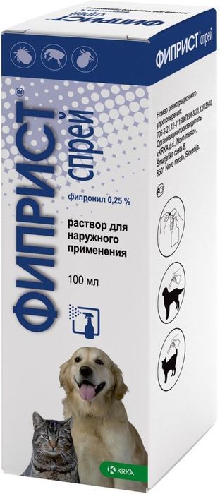 KRKA Селафорт капли от внешних и внутренних паразитов для собак крупных пород, 240 мг