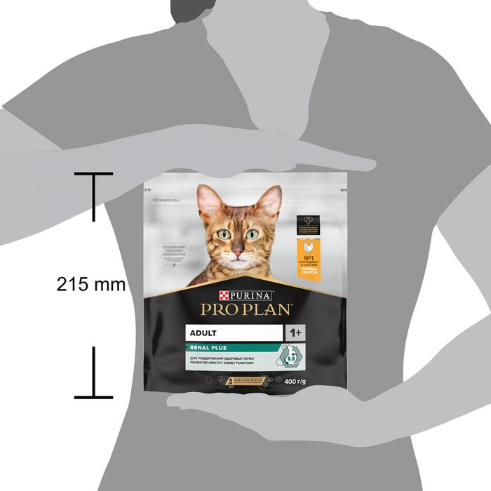 Сухой корм Pro Plan® Adult Renal Plus для взрослых кошек, с высоким содержанием курицы